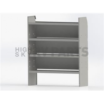 KargoMaster Van Storage Shelf Unit - 4 Shelves Gray Steel - 48524