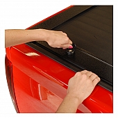 Pace Edwards Tonneau Cover Hard Manual Retractable Black Matte Powder Coated Aluminum - FM2003
