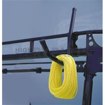 KargoMaster Ladder Rack Utility Hook Black Steel Single - 31150