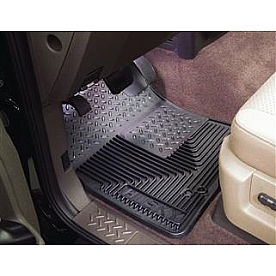 Husky Liner Floor Mat - Direct-Fit Black TPE - Thermoplastic Elastomer Set of 2 - 51231