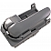 Help! By Dorman Interior Door Handle - Lever Plastic Light Gray Single - 82324