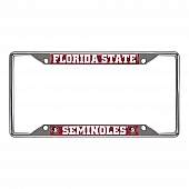 Fan Mat License Plate Frame - University Of Florida State Logo Metal - 14859
