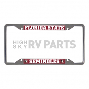Fan Mat License Plate Frame - University Of Florida State Logo Metal - 14859