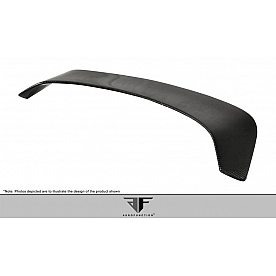 Extreme Dimensions Spoiler - 3 Piece Gloss UV Coated Carbon Fiber Black - 108393