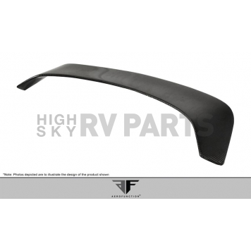 Extreme Dimensions Spoiler - 3 Piece Gloss UV Coated Carbon Fiber Black - 108393