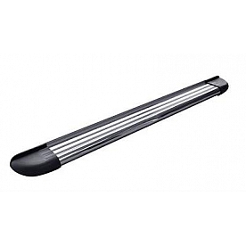 Romik USA Running Board Polished Aluminum Stationary - 21315418