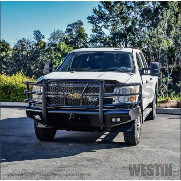 Westin Bumper Textured Powder Coated HDX Bandit Black Steel - 58-31135-4