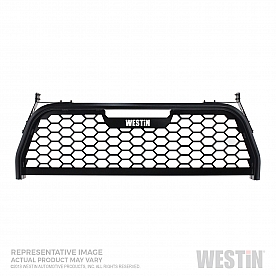 Westin Automotive Headache Rack Mesh Black Powder Coated Aluminum - 57-81095