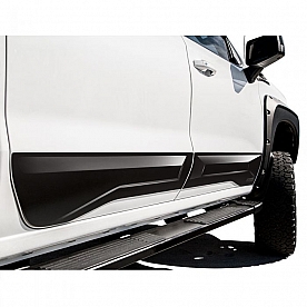Air Design Rocker Panel Molding - Satin Polyurethane Polymer Black Set of 4 - GM39D10