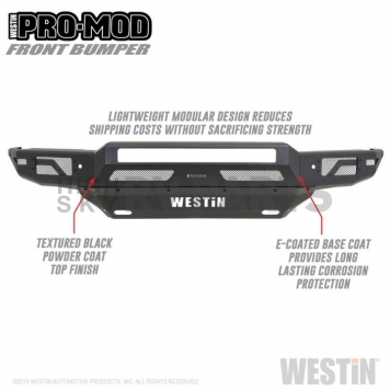 Westin Bumper Modular Pro-Mod Steel Black - 58-41215