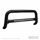 Westin Automotive Bull Bar Tubular 3-1/2 Inch Black Textured Powder Coated  Steel - 32-31115T-L