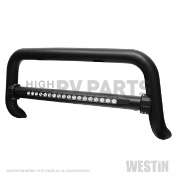 Westin Automotive Bull Bar Tubular 3-1/2 Inch Black Textured Powder Coated  Steel - 32-31115T-L-1