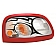 GT Styling Headlight Cover - Composilite Clear With Black Design Set Of 2 - 968077