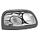 GT Styling Headlight Cover - Composilite Clear With Black Design Set Of 2 - 968077