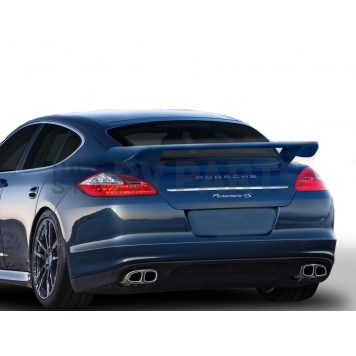 Extreme Dimensions Spoiler - Wing Trunk Lid Matte Fiberglass Black - 109002-5