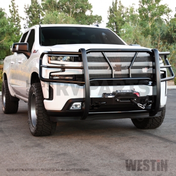 Westin Automotive Grille Guard 2 Inch Black Powder Coated Steel - 57-93955-2