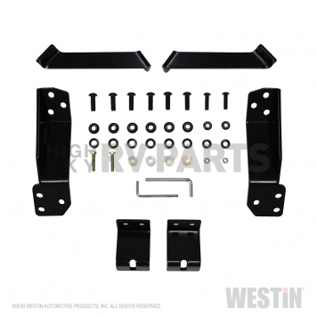 Westin Automotive Grille Guard 1-1/2 Inch Black Powder Coated Steel - 40-3955-4