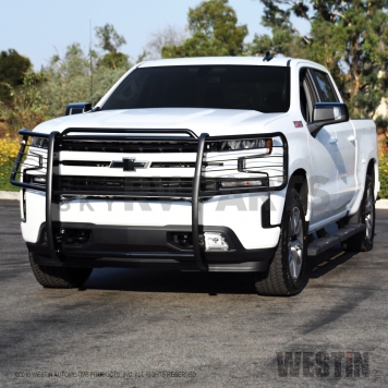 Westin Automotive Grille Guard 1-1/2 Inch Black Powder Coated Steel - 40-3955-6