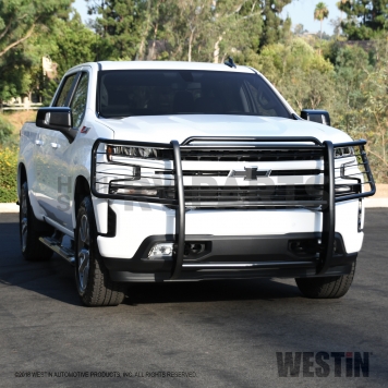 Westin Automotive Grille Guard 1-1/2 Inch Black Powder Coated Steel - 40-3955-7