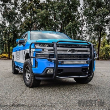 Westin Automotive Grille Guard 1-5/8 Inch Black Electro Coated Steel - 40-33955-1