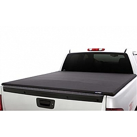 Lund International Tonneau Cover Soft Roll-Up Black Matte Canvas/ Twill Weaved Fabric - 968220