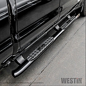 Westin Automotive Nerf Bar 4 Inch Black Powder Coated Stainless Steel - 2122675