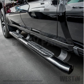 Westin Automotive Nerf Bar 4 Inch Black Powder Coated Stainless Steel - 2122675-1