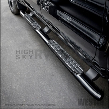 Westin Automotive Nerf Bar 4 Inch Black Powder Coated Stainless Steel - 2122675-2