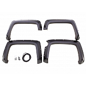 Lund Fender Flare - Black Tri-Flex ABS Textured Thermoplastic Matte Set Of 4 - RX113T