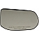 Help! By Dorman Exterior Mirror Glass Rectangular Power Single - 56330