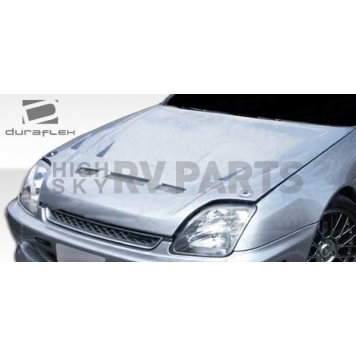 Extreme Dimensions Hood - Primered Fiberglass Black - 105553-1