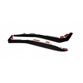 American Car Craft Fender Flare - Black Stainless Steel Painted Set Of 2 - 142109