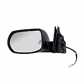 K-Source Exterior Mirror Electric Rectangular Black Single - 63048H