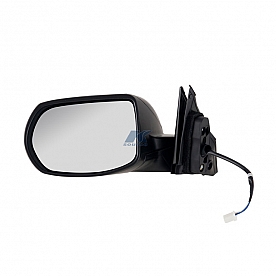 K-Source Exterior Mirror Electric Rectangular Black Single - 63048H