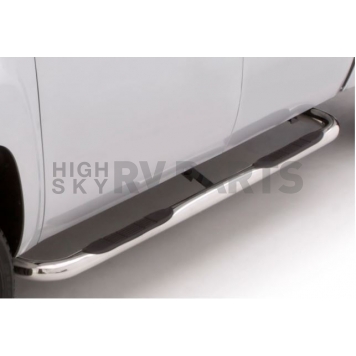 Lund Nerf Bar Stainless Steel Oval 3 Inch - Straight - 22687916-1