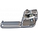 Help! By Dorman Interior Door Handle - Lever Plastic Silver Single - 82169