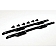 N-Fab Nerf Bar 4 Inch Steel Angular - EXC19CC-TX