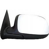 CIPA USA Exterior Mirror Rectangular Power Remote Silver Single - 27374