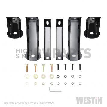 Westin Automotive Nerf Bar 4 Inch Steel Black Powder Coated - 21-4135-4