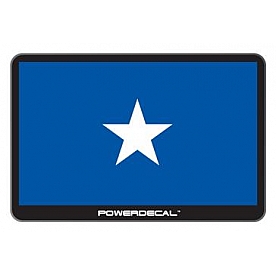 POWERDECAL Decal - Bonnie Blue Flag Black Plastic Not Applicable - PWRBONNIE