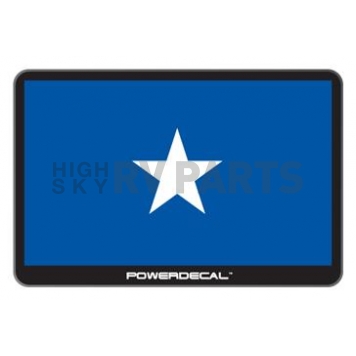POWERDECAL Decal - Bonnie Blue Flag Black Plastic Not Applicable - PWRBONNIE