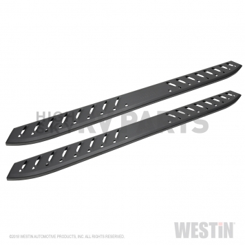 Westin Automotive Running Board Black Textured Powder Coated Steel Stationary - 28-81275