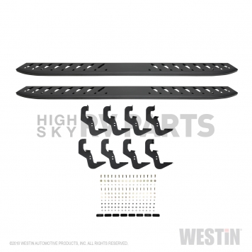 Westin Automotive Running Board Black Textured Powder Coated Steel Stationary - 28-81275-3