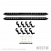 Westin Automotive Running Board Black Textured Powder Coated Steel Stationary - 28-81275