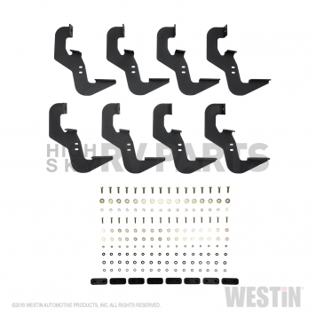 Westin Automotive Running Board Black Textured Powder Coated Steel Stationary - 28-81275-4