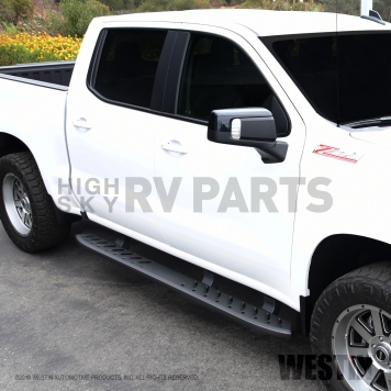 Westin Automotive Running Board Black Textured Powder Coated Steel Stationary - 28-81275-8