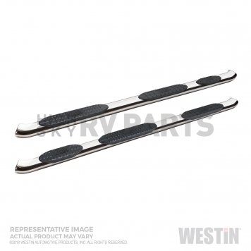 Westin Automotive Nerf Bar - Truck Wheel To Wheel Stainless Steel Oval 5 Inch - 21-534680