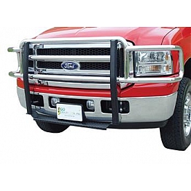 Go Industries Grille Guard Step Plate Diamond Tread Black Steel- 72724