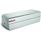 Weather Tool Box Chest Silver Powder Coated Aluminum 18.6 Cubic Feet Extra Wide - 684-0-01