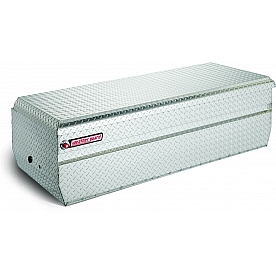 Weather Tool Box Chest Silver Powder Coated Aluminum 18.6 Cubic Feet Extra Wide - 684-0-01